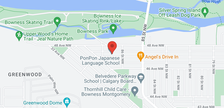map of 8822-8824 47 Avenue NW